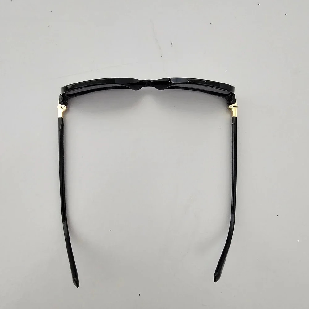 Swarovski Sunglasses Women Black‎ Polarized SK6004 Crystal Gold Accents Luxury ~